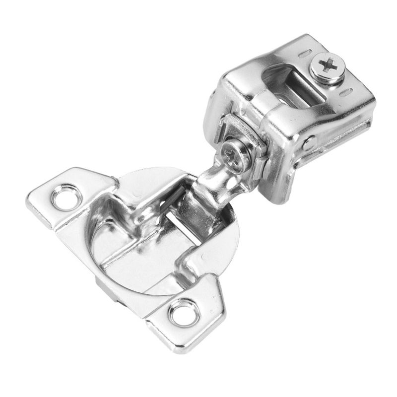 Photo 1 of (2x) Hickory Hardware P5129-14 Hinge Concealed Face Frame, Polished Nickel