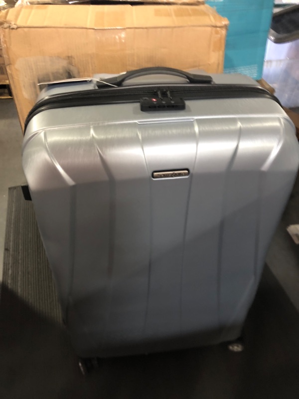 Photo 3 of Samsonite Centric 2 Hardside Expandable Luggage with Spinners, Silver, 3-Piece Set Silver **LOOKS BRAND NEW**