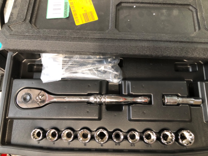 Photo 5 of **MISSING PIECES** Husky 270-piece mechanics tool sets, 1/4,3/8,1/2 drive 