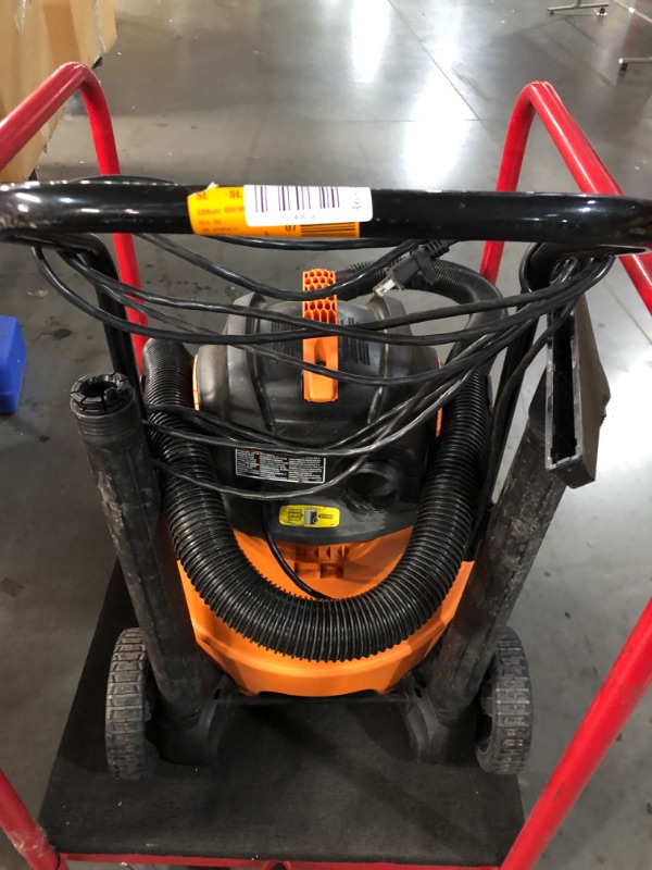 Photo 2 of **SEE NOTES** Ridgid 31693 WD1851 16 Gallon 6.5 HP Wet/Dry Vacuum with Cart