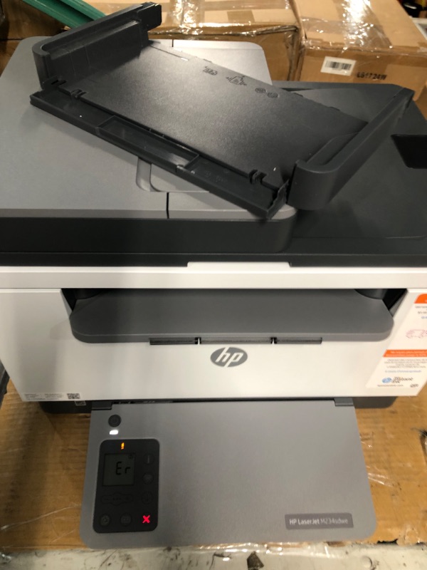 Photo 2 of **ERROR 01 WHEN POWERED ON** HP LaserJet MFP M234sdwe Wireless Black and White All-in-One Printer with built-in Ethernet & fast 2-sided printing