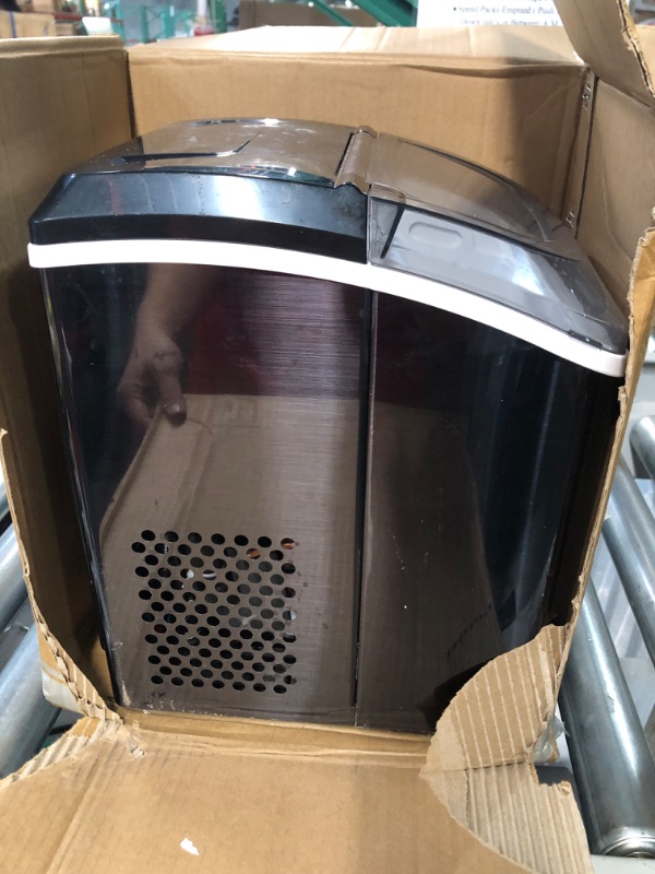 Photo 1 of *USED* COWSAR Nugget Ice Maker Countertop, Portable Ice Maker Machine - BLACK 1