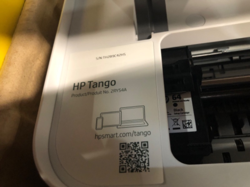 Photo 6 of HP - Tango Wireless Instant Ink Ready Inkjet Printer - Wisp Gray