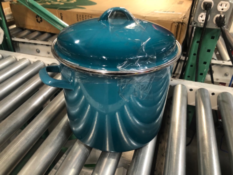 Photo 1 of *MINOR DAMAGE SEE NOTES*Rachael Ray Enamel on Steel Stock Pot/Stockpot with Lid