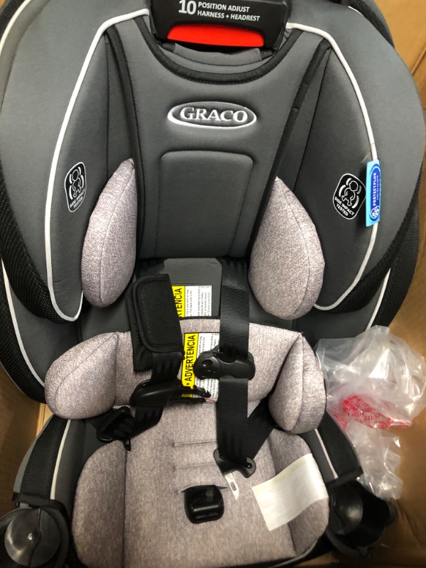 Photo 3 of Graco Extend2Fit Convertible Car Seat, Ride Rear Facing Longer with Extend2Fit, Gotham 2-in-1 Gotham