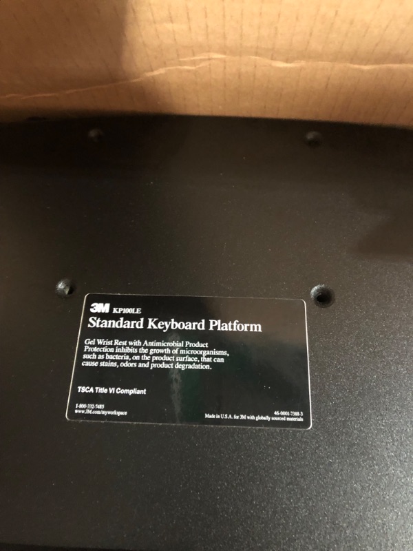 Photo 9 of 3M Adjustable Keyboard Tray with Standard Platform