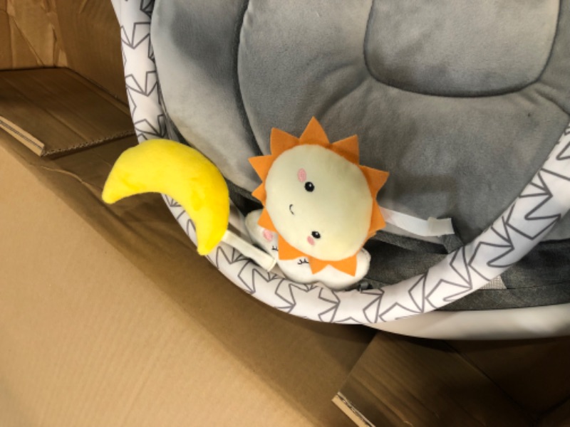Photo 1 of Baby Swings for Infants, Bluetooth Baby Bouncer with Built-in Lullabies and Timer Function, 5 Swing Options Baby Chair