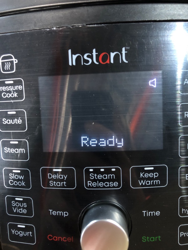 Photo 2 of * USED *
Instant Pot Duo Crisp Ultimate Lid, 13-in-1 Air Fryer and Pressure Cooker Combo, Sauté, Slow Cook, Bake, Steam, Warm, Roast, Dehydrate, Sous Vide, & Proof, App With Over 800 Recipes, 6.5 Quart 6.5QT Ultimate