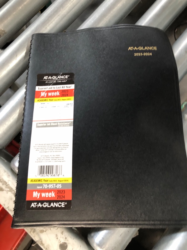 Photo 2 of AT-A-GLANCE 2023-2024 Academic Planner, Weekly, Quarter-Hourly Appointment Book, 8-1/4" x 11"