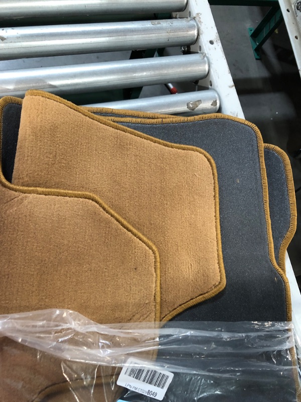Photo 1 of GG Bailey D3389A-F1A-BGE Front Set Custom Fit Floor Mats For Select Toyota Prius Models - Nylon Fiber (Beige) Biege Driver & Passenger Toyota Prius 2004-2009