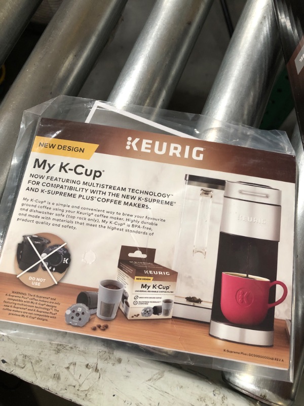 Photo 2 of **item does not turn on**sold for parts**
Keurig K-Supreme Plus Coffee Maker - Stainless Steel