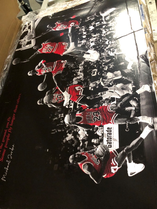 Photo 3 of **see images for damage**
Trends International Michael Jordan - Fly Wall Poster, 22.375" x 34", Black Framed Version 22.375" x 34" 