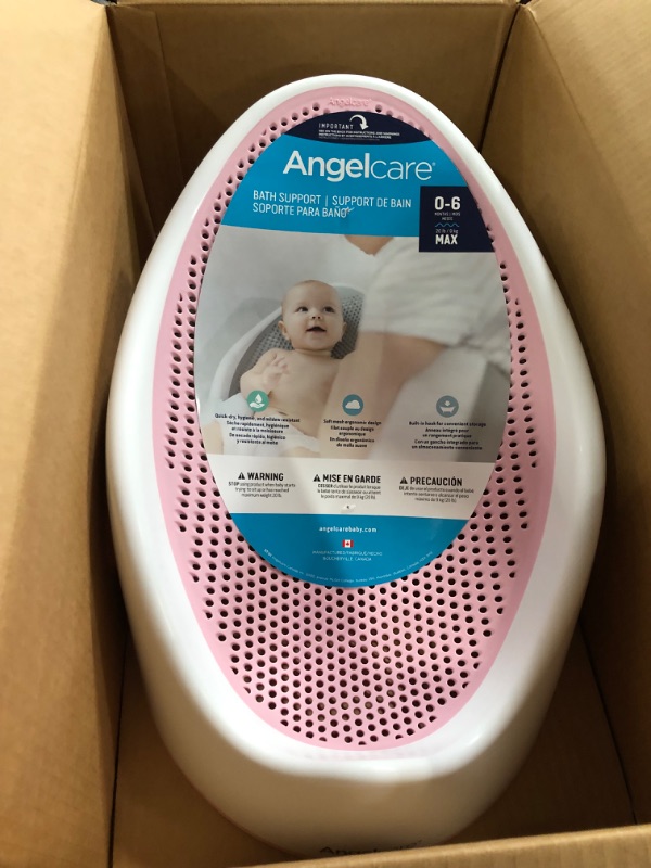 Photo 2 of Angelcare Baby Bath Support (Pink) | Ideal for Babies Less than 6 Months Old