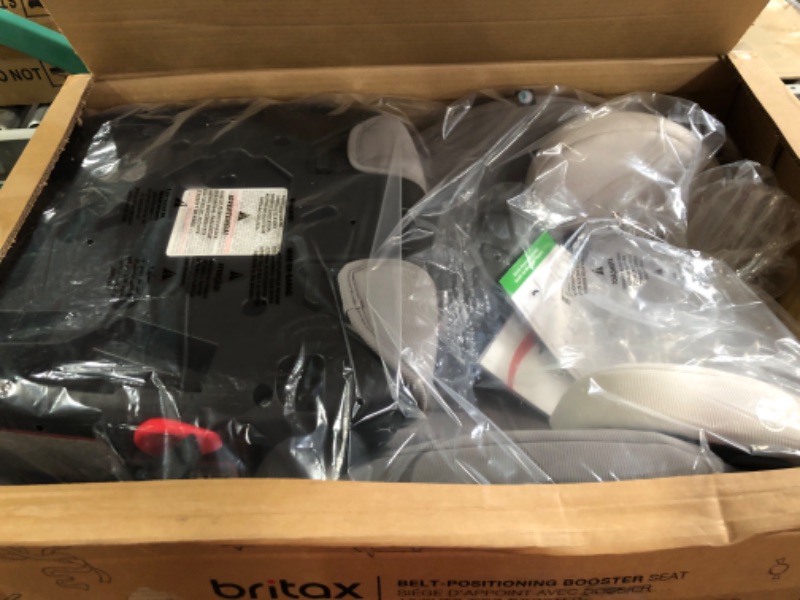 Photo 1 of Britax Highpoint Backless Belt-Positioning Booster Seat, SafeWash Gray Ombre