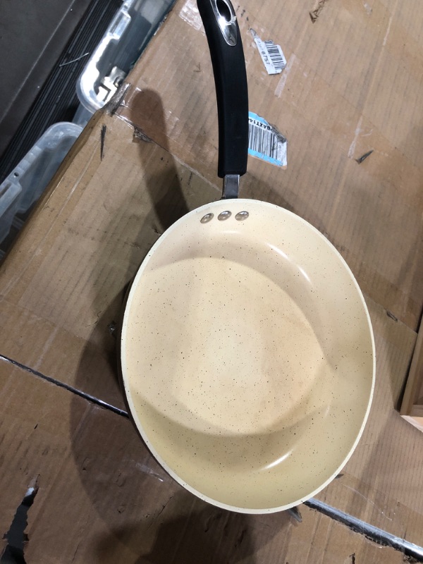 Photo 2 of 12" Stone Earth Frying Pan by Ozeri, with 100% APEO & PFOA-Free Stone-Derived Non-Stick Coating from Germany Coconut Brown