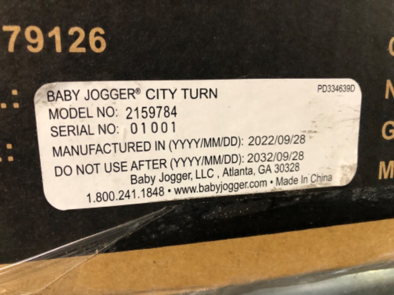 Photo 1 of [brand new] Baby Jogger City Turn Rotating Convertible Car Seat | Unique Turning Car Seat Rotates for Easy in and Out, Onyx Black