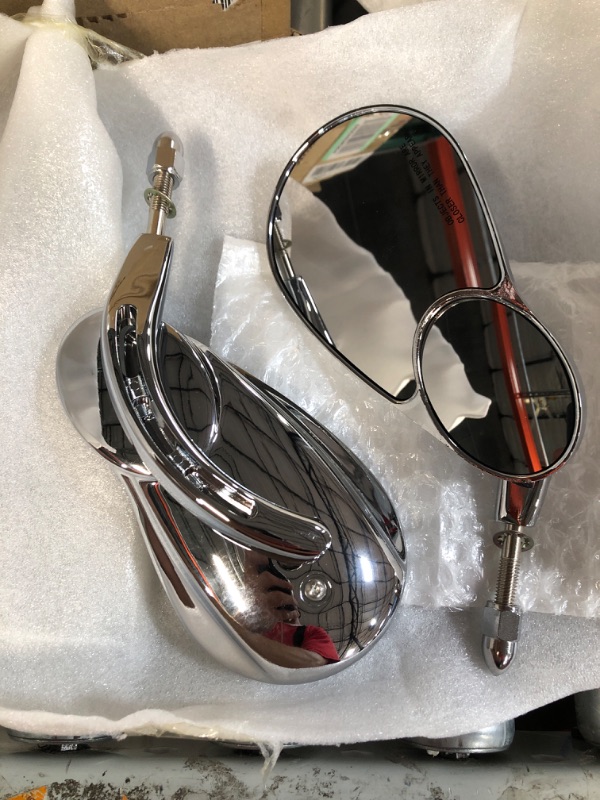 Photo 2 of WOWTK Rearview Mirrors,Split Vision for Harley Davidson 1982-2023 **LOOK BRAND NEW**