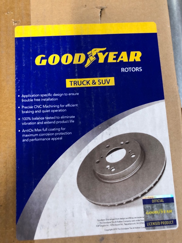 Photo 3 of Goodyear Brakes 214172GY | Truck & SUV AntiOx Coated Front Brake Rotor *LOOK NEW*