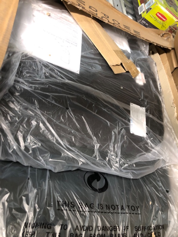 Photo 1 of **PARTS ONLY**
Flash Furniture Rochelle High Back Black Fabric Executive Swivel Office Chair with Two Line Horizontal Stitch Back and Arms
