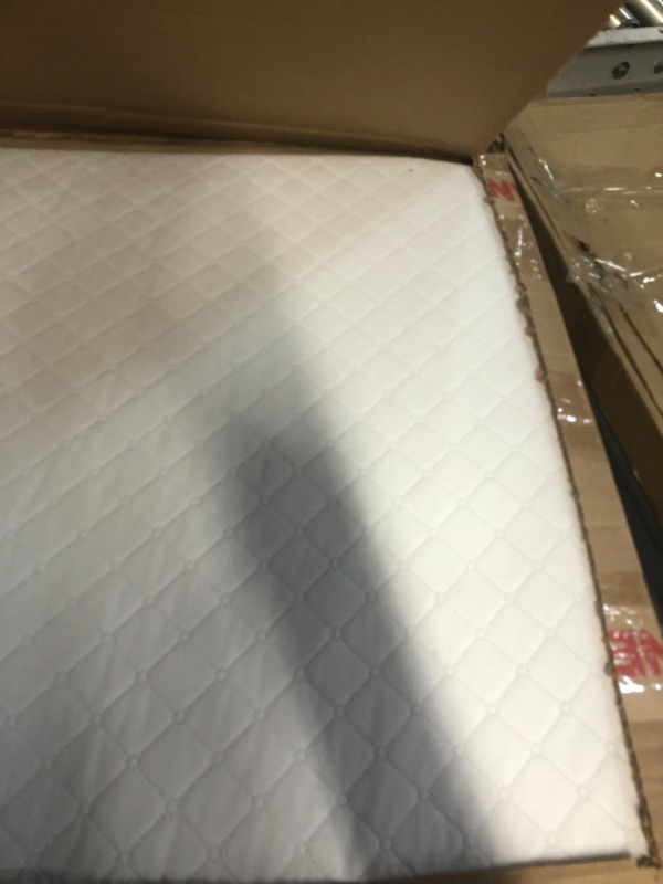 Photo 2 of Dream On Me Holly 3” Fiber Portable, Greenguard Gold Certified, Waterproof Vinyl Cover, Lightweight Mini Crib Mattress, White