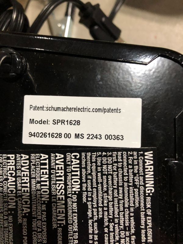 Photo 5 of ***UNTESTED - SEE NOTES***
Schumacher Pro Automotive 6-Volt/12-Volt 8-Amp/2-Amp Battery Charger and Maintainer