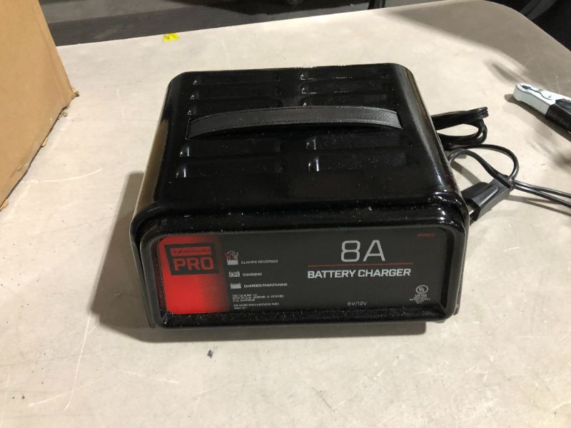 Photo 3 of ***UNTESTED - SEE NOTES***
Schumacher Pro Automotive 6-Volt/12-Volt 8-Amp/2-Amp Battery Charger and Maintainer