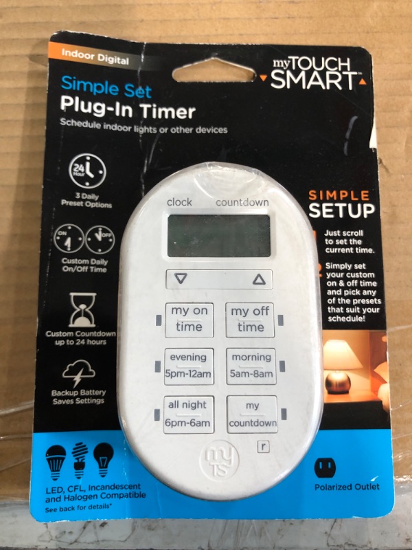 Photo 2 of GE My Touch Smart Digital Timer, Indoor/Plug-In