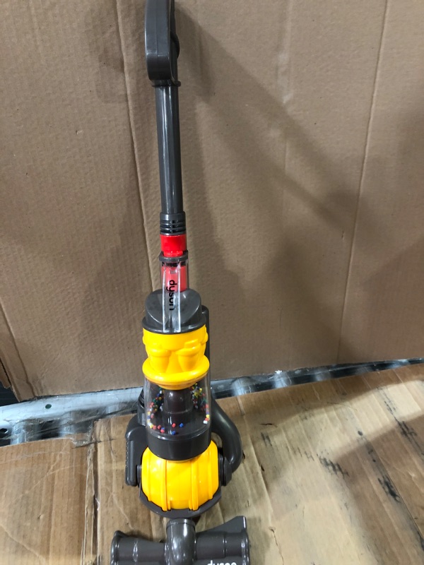 Photo 2 of Casdon Dyson Ball | Miniature Dyson Ball Replica For Children Aged 3+ | Features Working Suction To Add Excitement To Playtime Grey/Yellow