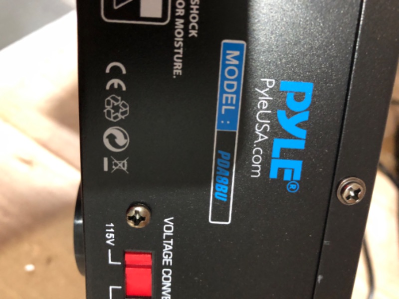 Photo 4 of * item has some damaged * but is functional *
Pyle Wireless Bluetooth Audio Amplifier - 5 Channel Sound Stereo Amp for Home Speakers -