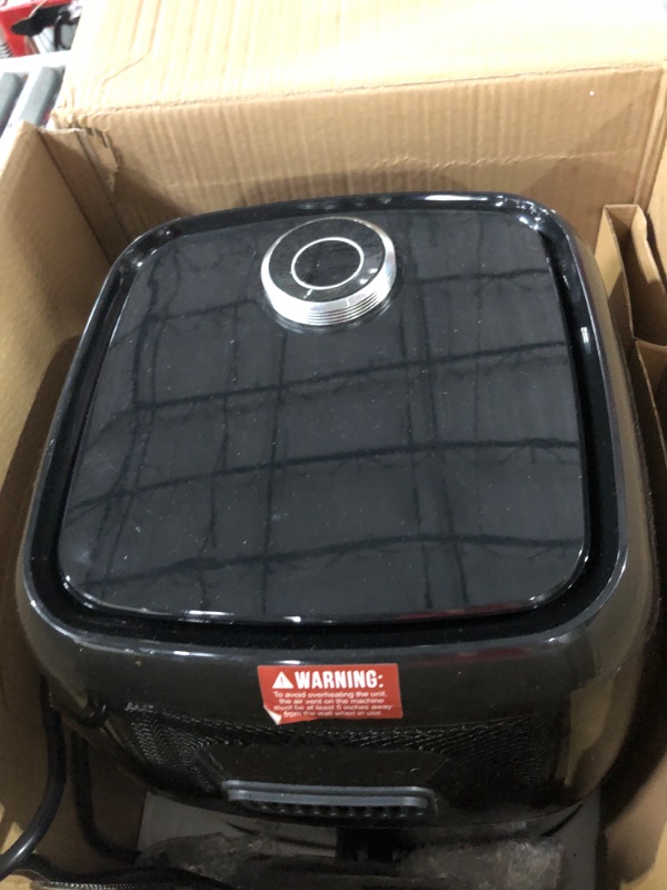 Photo 2 of **DIRTY, USED, SOME SCRATCHES** Chefman 6.3-Qt 4-In-1 Digital Air Fryer+, XL Family Size, 8 Touch Screen Presets, Black