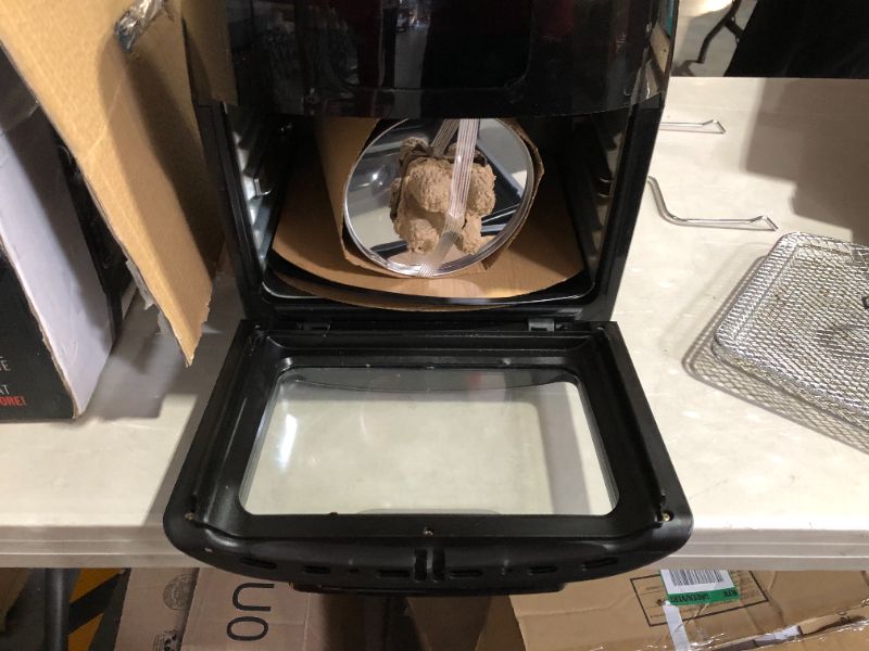 Photo 5 of **DIRTY, USED, SOME SCRATCHES** Chefman 6.3-Qt 4-In-1 Digital Air Fryer+, XL Family Size, 8 Touch Screen Presets, Black