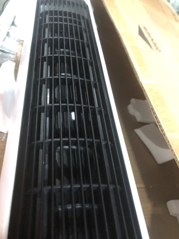 Photo 4 of **Used, Missing Base, Minor Damage** - Dreo Evaporative Air Cooler, 40” Cooling Fans that Blow Cold Air, 4 Speeds, 7H Timer,  White