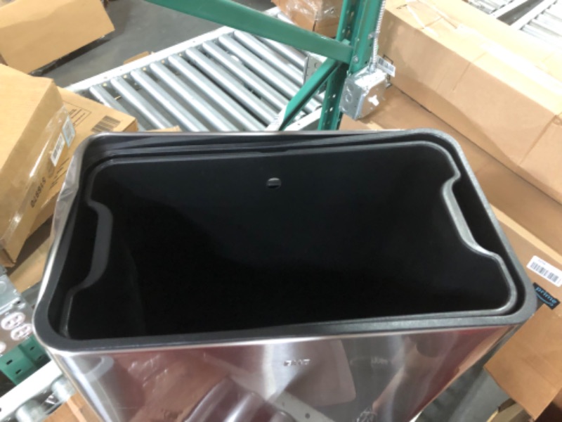 Photo 6 of **PART ONLY** EKO Mirage-X 47 Liter / 12.4 Gallon Touchless Rectangular Motion Sensor Trash Can