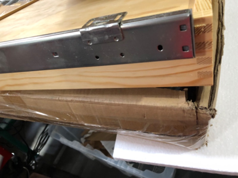 Photo 1 of 29'' Width Cabinet Roll Out Tray Wood Pull Out Tray (30''W x 21''D)