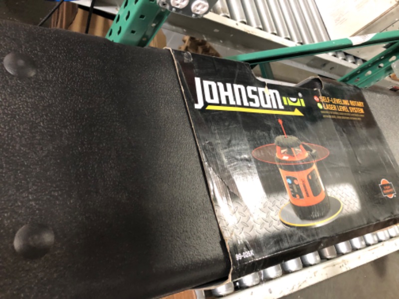 Photo 1 of Johnson Level & Tool 99-026K Self Leveling Rotary Laser System, 200-Feet Rotary Laser Level Kit + Tape Measure