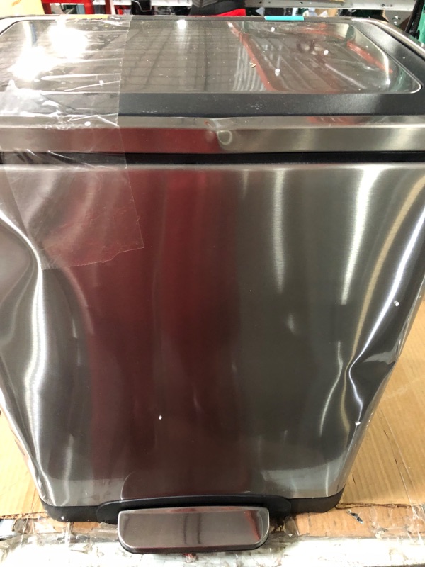 Photo 1 of ++SEE NOTE AT BOTTOM+ Trash bin Trash Bin Classification Kitchen Stainless Steel Pedal 