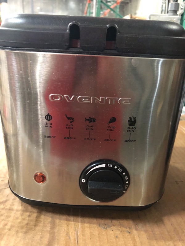 Photo 3 of ++MISSING CORD
Ovente Electric Deep Fryer 1.5 Liter Capacity, 