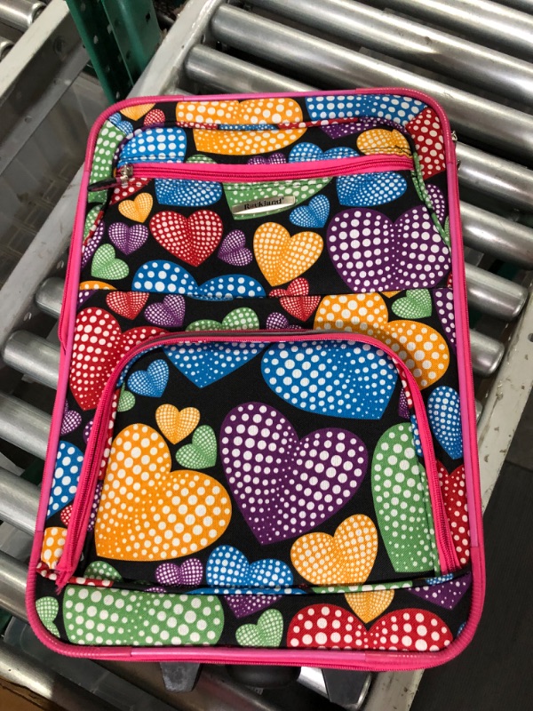 Photo 2 of ***SMALL BAG MISSING*** Rockland Pattern Softside Luggage Set