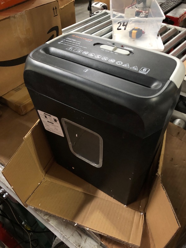 Photo 3 of **prev used** Bonsaii Paper Shredder for Home Use,6-Sheet Crosscut Paper and Credit Card 