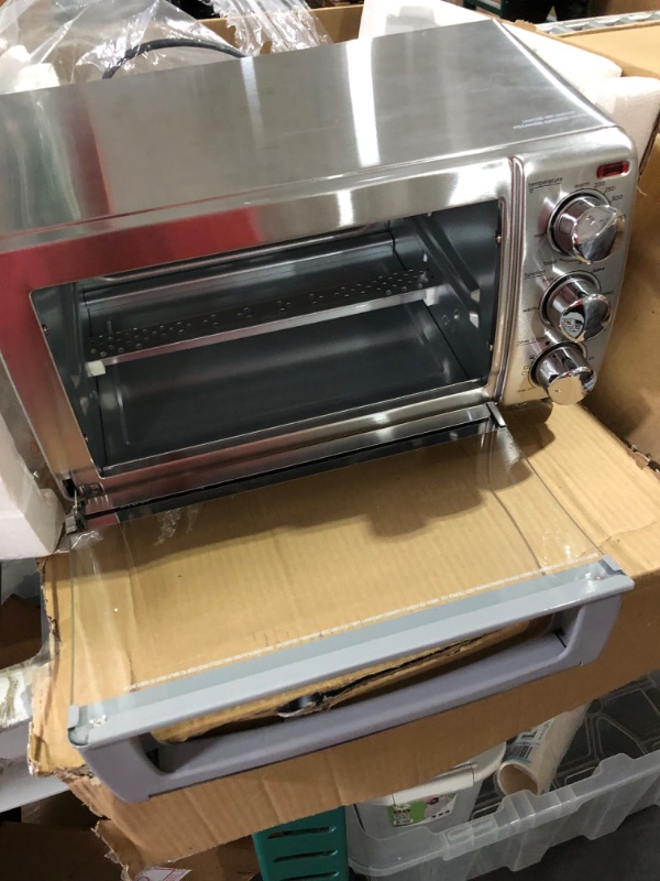 Photo 3 of ***MISSING OVEN RACK*** BLACK+DECKER 4-Slice Toaster Oven