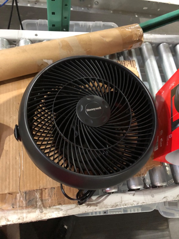Photo 1 of 12 in. 3 Speed Whole Room Circulator Floor Fan