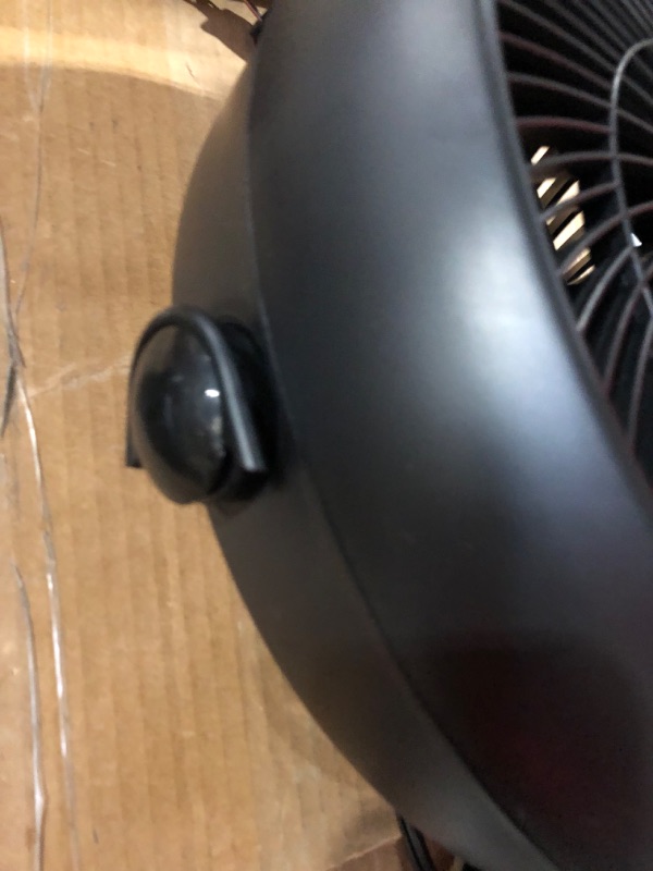 Photo 1 of 12 in. 3 Speed Whole Room Circulator Floor Fan