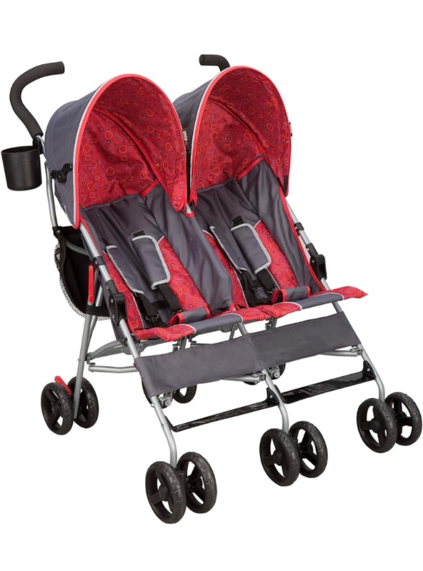 Photo 1 of Delta Children LX Side by Side Stroller - with Recline, Storage & Compact Fold,