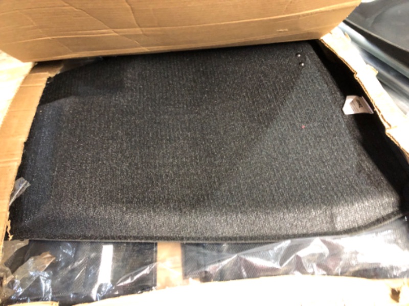 Photo 1 of 3D MAXpider Custom Fit Floor Mat (Black) for 2016-2017 Tesla Model X [Non-folding 6 seat) - Complete Set Black Complete Set