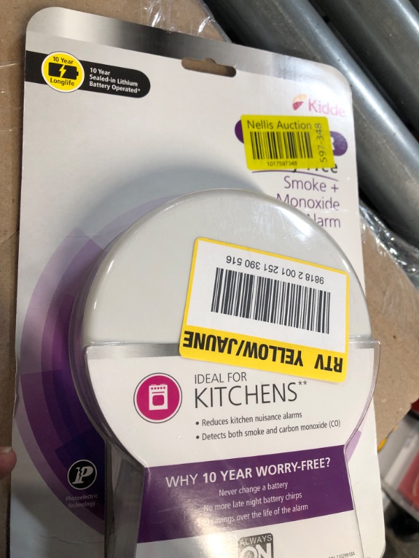 Photo 2 of 10-Year Worry Free Smoke & Carbon Monoxide Detector, Lithium Battery Powered with Photoelectric Sensor