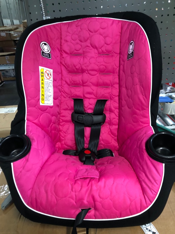 Photo 2 of Disney Baby Onlook 2-in-1 Convertible Car Seat, Rear-Facing 5-40 pounds and Forward-Facing 22-40 pounds and up to 43 inches, Mouseketeer Minnie