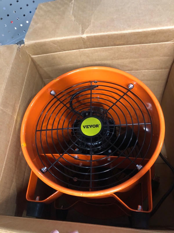 Photo 2 of (FOR PARTS ONLY) 
VEVOR Utility Blower Fan, 12 Inches, High Velocity Ventilator