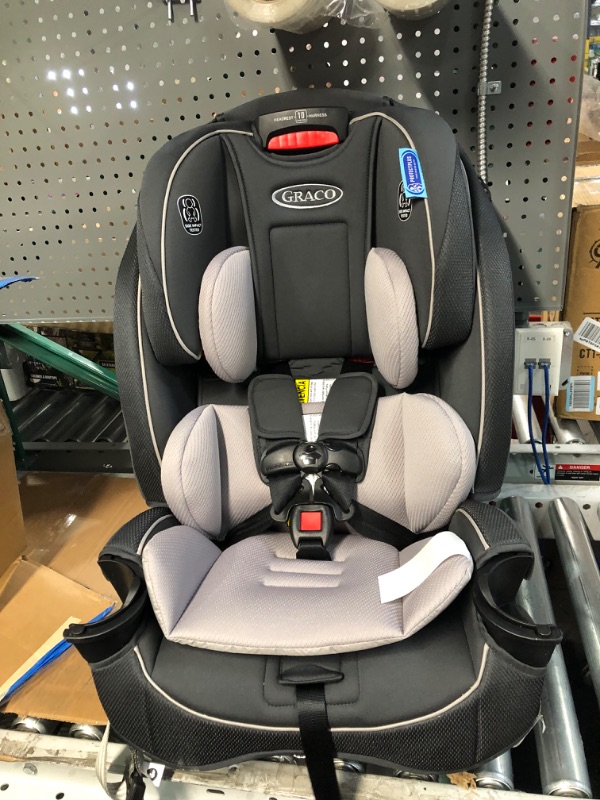 Photo 2 of Graco SlimFit3 LX 3 in 1 Car Seat | Space Saving Car Seat Fits 3 Across in Your Back Seat, Katrina SlimFit w/ 3-Across Fit Katrina