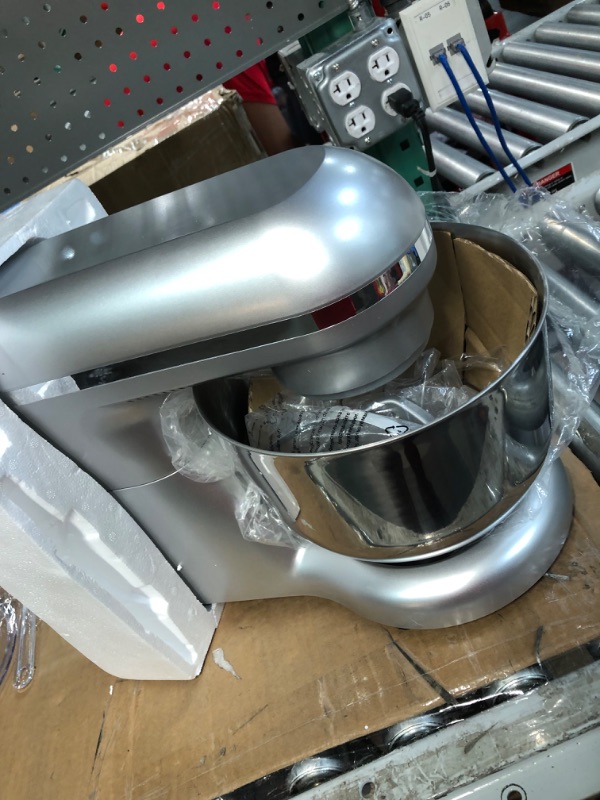 Photo 1 of *LIKE NEW*SASA ROCOO Stand Mixer 660W 6+P Speed Tilt-Head Electric Kitchen Mixer (silver)