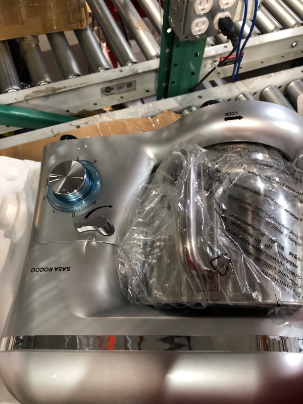 Photo 1 of *LIKE NEW*SASA ROCOO Stand Mixer 660W 6+P Speed Tilt-Head Electric Kitchen Mixer (silver)